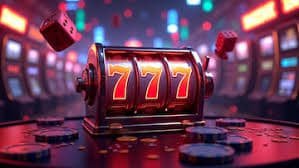 Visual Crazy777 bernuansa neon modern